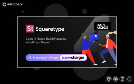 Squaretype - Modern Blog WordPress Theme