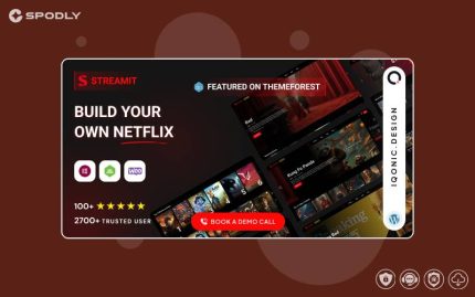 Streamit - Movie Streaming WordPress Theme for OTT & Video