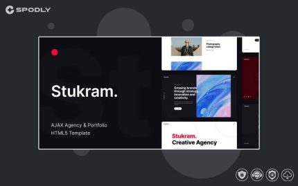 Stukram - AJAX Agency & Portfolio Template