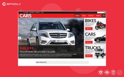 Successful Auto Dealers Magento Theme