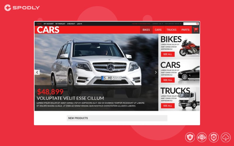 Successful Auto Dealers Magento Theme Successful Auto Dealers Magento Theme