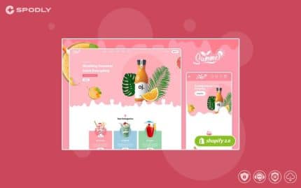 Summer Juices & Shakes - Shopify 2.0 Responsive Theme