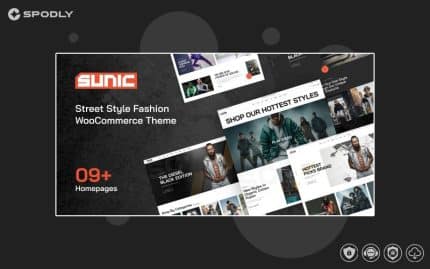 Sunic - Street Style Fashion WooCommerce Theme