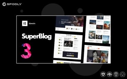 SuperBlog - Powerful Blog & Magazine WordPress Theme