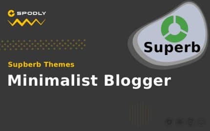 SuperbThemes - Minimalist Blogger - WordPress Theme