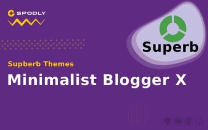 SuperbThemes - Minimalist Blogger X - WordPress Theme
