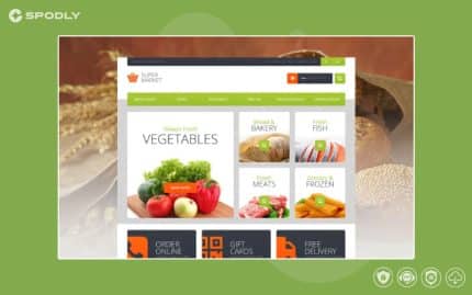 Supermarket Template Magento Theme