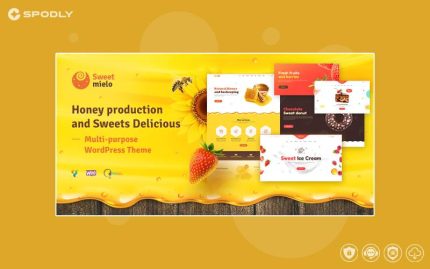SweetMielo - Honey Production and Sweets Delicious WordPress Theme