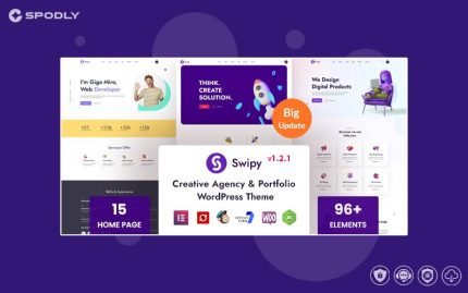 Swipy - Creative Agency WordPress Theme