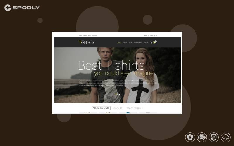 T-Shirts PrestaShop Theme T-Shirts PrestaShop Theme