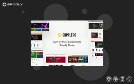 TM Supplero – Gym & Fitness Supplements Shopify Theme