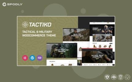 Tactiko - Tactical & Military Shop WooCommerce Theme