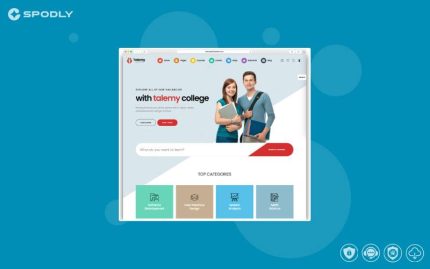Talemy LMS Education WordPress Theme