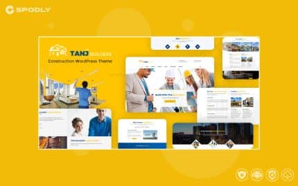 Tanj - Construction WordPress Theme