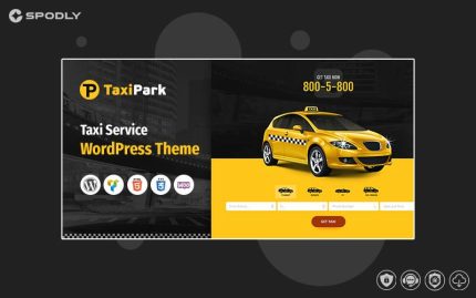 TaxiPark - Taxi Cab Service Company WordPress Theme