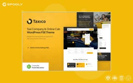 Taxico – Taxi Company and Online Cab Service Theme