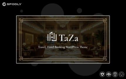 Taza - Travel & Hotel Booking WordPress Theme