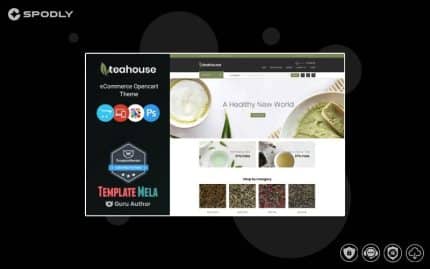 Teahouse - Food and Drinks Store OpenCart Template
