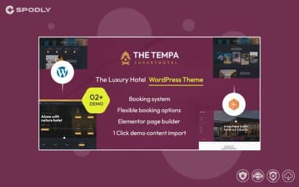 Tempa - The Luxury Hotel WordPress