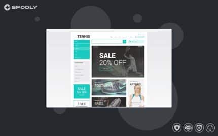 Tennis Accessories Store PrestaShop Theme