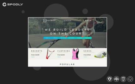 Tennis Sport PrestaShop Theme