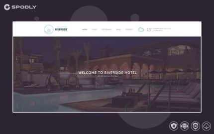 Tesla Themes Riverside Resort WordPress Theme
