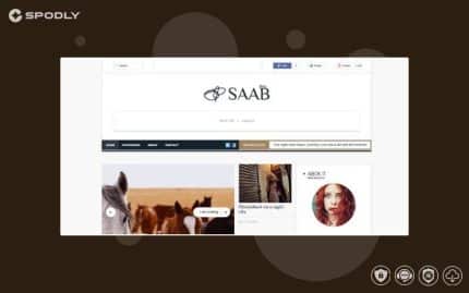 Tesla Themes Saab WordPress Theme
