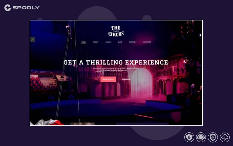 The Circus Joomla Template The Circus Joomla Template