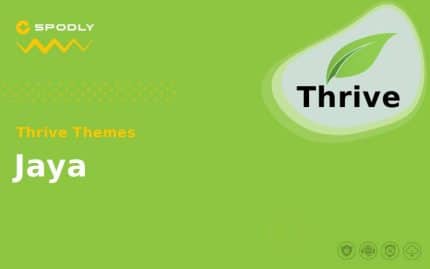 Thrive Themes - Jaya - WordPress Theme