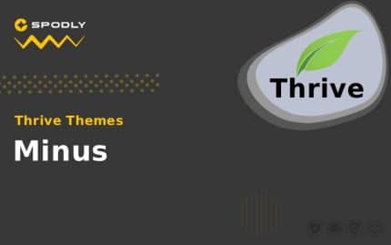 Thrive Themes - Minus - WordPress Theme