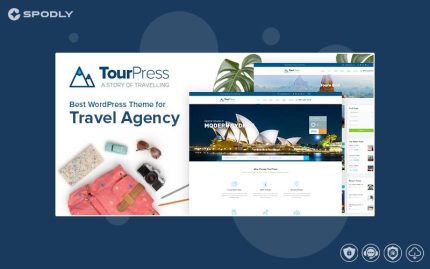 TourPress Travel Booking WordPress Theme Free Download