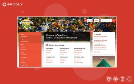 TownPress - Municipality & Town Government WordPress Theme