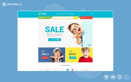 Toys Store Magento Theme
