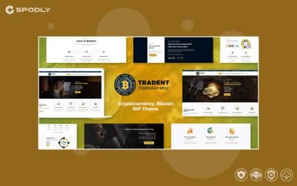 Tradent - Cryptocurrency, Bitcoin WordPress Theme