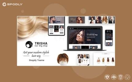 Trisha | Hair Weave, Hair Wig, Extensions Marketplace Shopify Theme