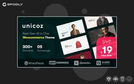 Unicoz - Elementor WooCommerce Theme