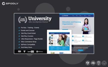 University - Education, Event and Course Theme
