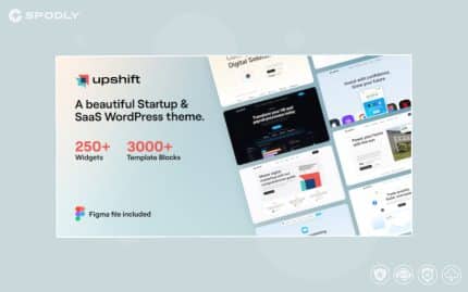 Upshift - Startup & SaaS WordPress Theme