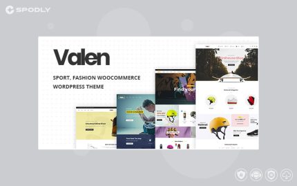 Valen - Sport, Fashion WooCommerce WordPress Theme