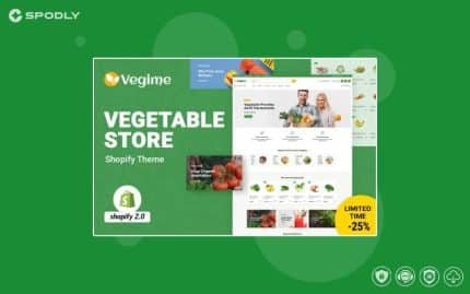 Vegime Vegetable & Grocery Shopify Theme