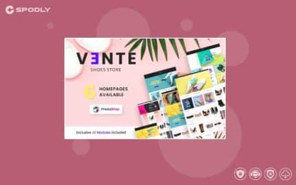 Vente - Shoes Store Clean Bootstrap Ecommerce PrestaShop Theme