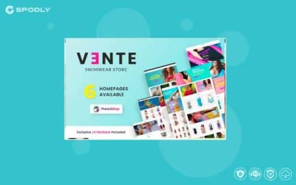 Vente - Swimwear Store Clean Bootstrap Ecommerce PrestaShop Theme