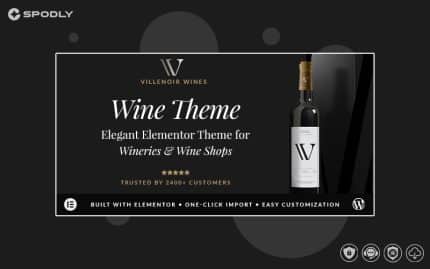 Villenoir - Vineyard & Wine WordPress Theme