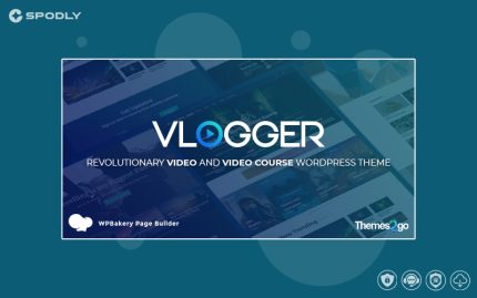 Vlogger: Professional Video & Tutorials WordPress Theme