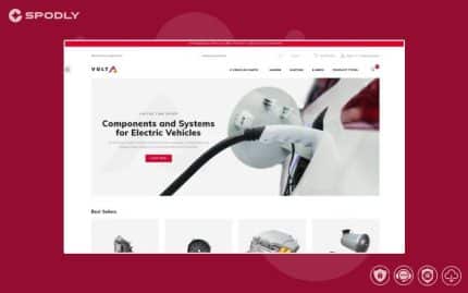 Volta – Electric Vehicles Parts and Components Minimal Magento Theme