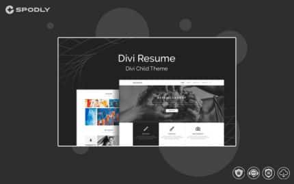 WP Zone - Divi Resume - WordPress Theme