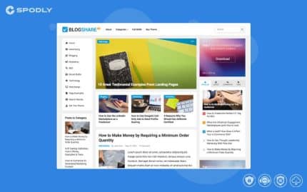 WPEnjoy - BlogShare Pro - WordPress Theme