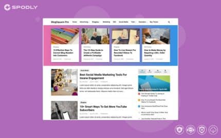 WPEnjoy - BlogSquare Pro - WordPress Theme