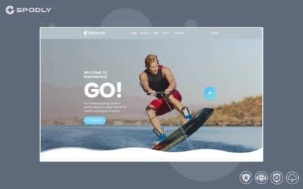 Wakeworld - Surfing Multipage Joomla Template