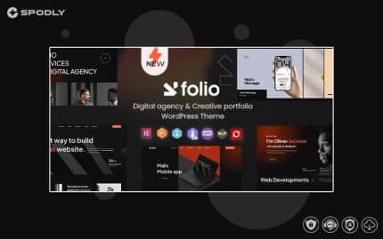 Webfolio - Creative Portfolio & Digital Agency WordPress Elementor Theme